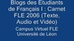 Blogs du Campus Virtuel FLE