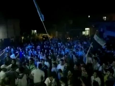 Syria فري برس ريف حلب مارع مظاهرة نصرة لحلب والمدن المنكوبة 1 8 2012 Aleppo