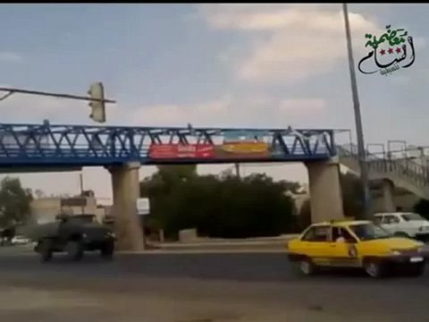 Syria فري برس ريف دمشق معضمية الشام توجه عصابات الأسد الإرهابية لإقتحام جديدة عرطوز01 08 2012 Damascus