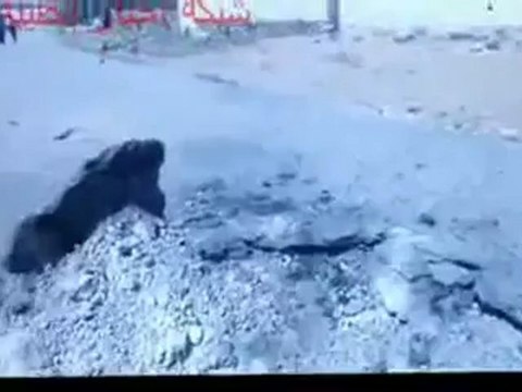 Syria فري برس درعا حوران الطيبة اثار الدمار 1 8 2012 Daraa