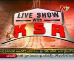 Live Show with KSR-YSR Cong Vijayachander-PCC Umesh chandra-TDP Shobha Hymavathi-03