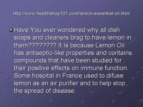 Pure Lemon Essential Oil