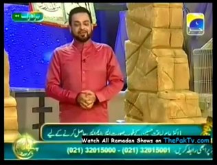 Seher Amir Liaquat Kay Sath By Geo TV - 2nd August 2012 - Part 3/3