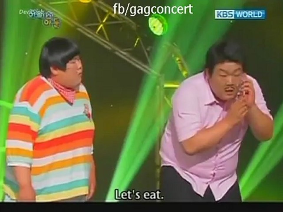Father and Son  Gag Concert E652 ( ENGSUB) 14 july 2012@kbsw
