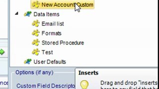 Create a database record from the values in an email