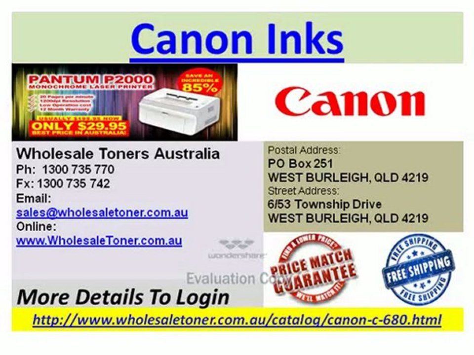 Canon Ink