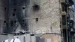 Syria فري برس حلب الكلاسة آثار الحريق للبناء المتعرض للقصف1 8 2011 Aleppo