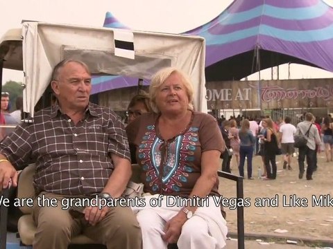 Grands-parents à Tomorrowland pour voir Dimitri Vegas et Like Mike