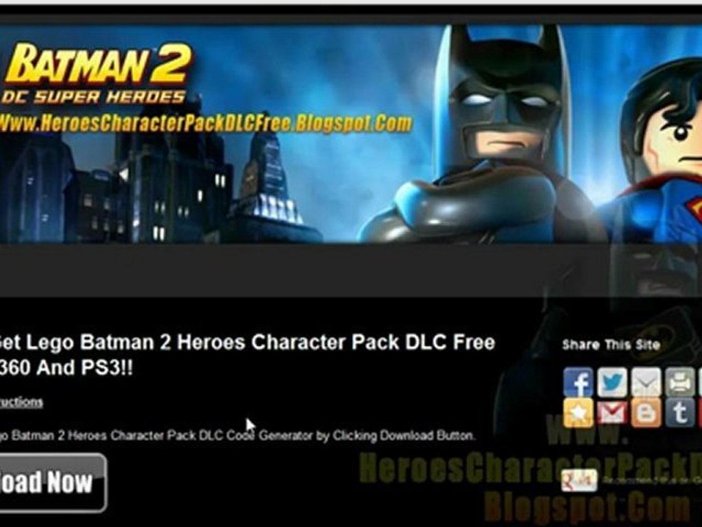 Lego Batman 2 Heroes Character Pack DLC Free Xbox 360 - PS3 - video  Dailymotion