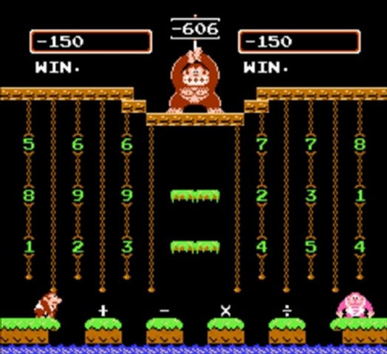Juegos De UltraTumba Ep 24: Donkey Kong Jr Math para NES