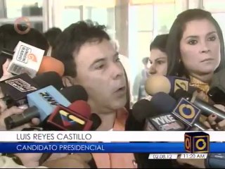 Candidato presidencial Luis Reyes exhorta a sus contendores a respetar la ley electoral