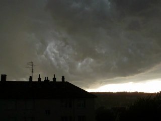Forte pluie Dijon 1er Août 2012