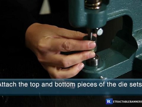 Grommet Machine With Self Piercing Grommets