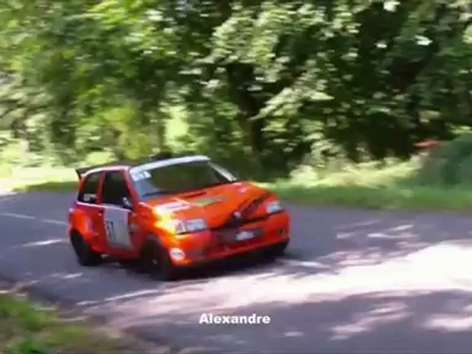F.BOS - E.LAPERSONNE Clio Williams F2000 14 Rallye Auto Pièces 27 Kalt Bec 2012 ES2 4 6 pays roumois  caméra embarquée