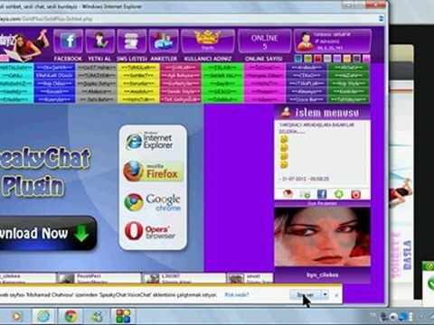 Speakychat YÜKLEME VE KURULUM sesliburdayiz.com