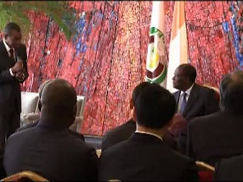 Audience accordée aux responsables de Tata Stee et une délégation de Chefs d'entreprises