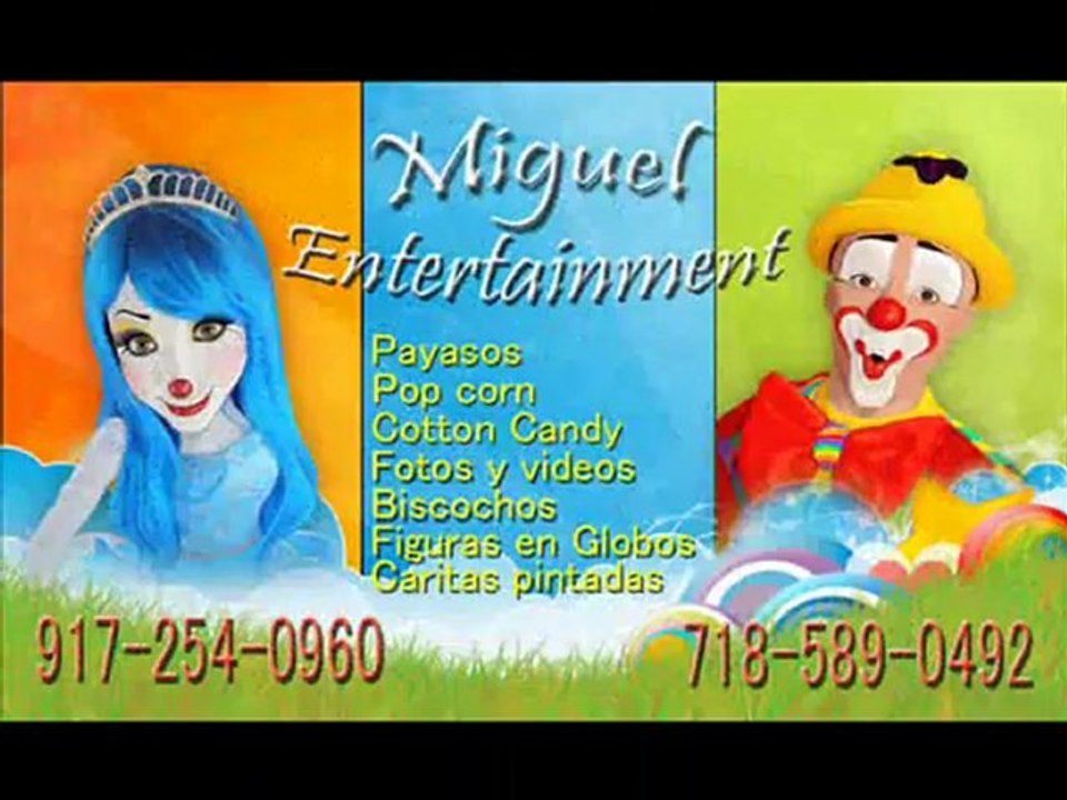 FACE PAINTING CLOWNS-PAYASOS NEW YORK  ( 917) 254-0960