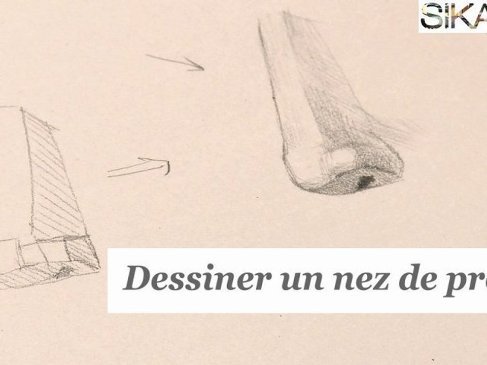 Comment dessiner un nez de profil ? - HD