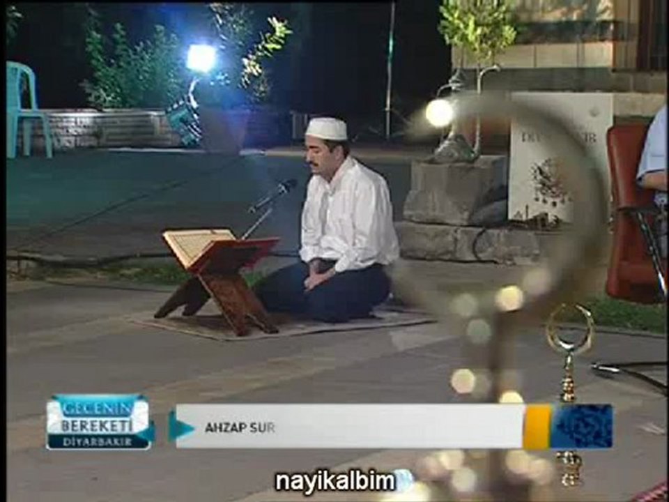 1 Mustafa Caputcu Ahzab süresi DİYARBAKIR Gecenin bereketi 2012 STV