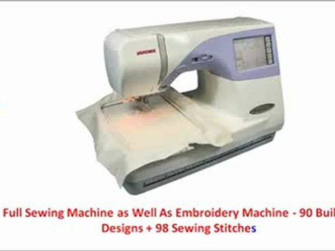 Janome Memory Craft MC 9500 Sewing and Embroidery Machine Review
