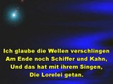 DIE LORELEY - Heine's Rhine-Legend karaoke