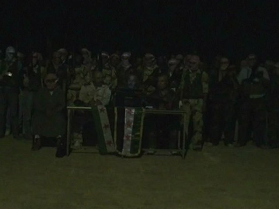 Syria فري برس  الرقة تشكيل المجلس العسكري في الرقة 2 8 2012 ِ ALrakka