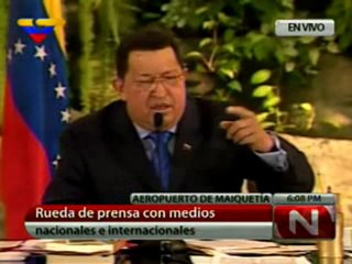 (VÍDEO) Presidente, Hugo Chávez, en rueda de prensa a su regreso de Brasil 01.08.2012 (2/6)