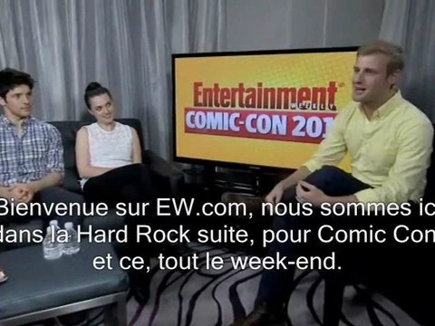 Colin Morgan & Katie Mcgrath at Comic Con San Diego 2012 - VOST