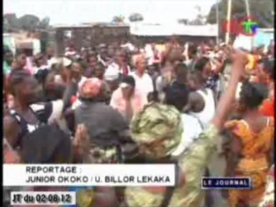 Meeting de soutien aux candidats du PCT à Ouenzé 4 et 3