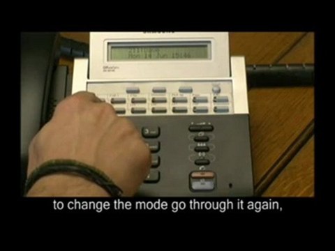 Switching from Day Service to Night on Samsung Telephone Systems