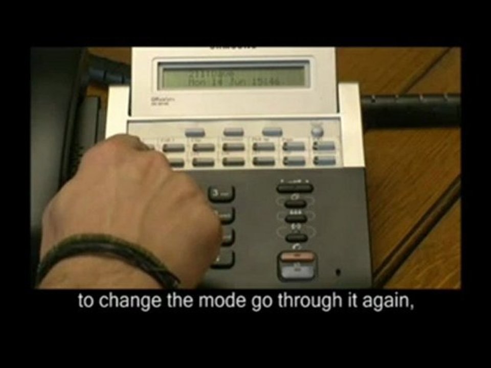 Switching from Day Service to Night on Samsung Telephone Systems