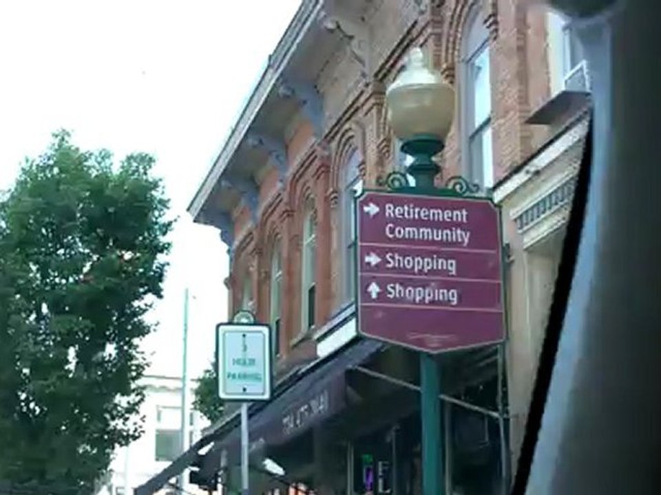 Arriving In Downtown Chelsea - We arrived in downtown Chelsea, Michigan on a quiet evening.