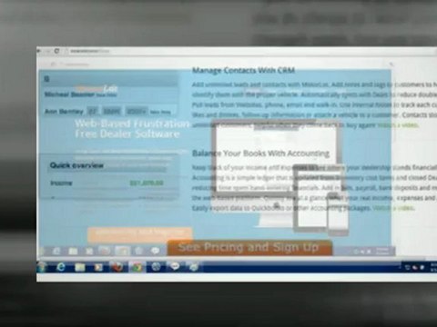 Auto Car Dealer Software Dealer Management Software Used Car Sales Software - Motorlot