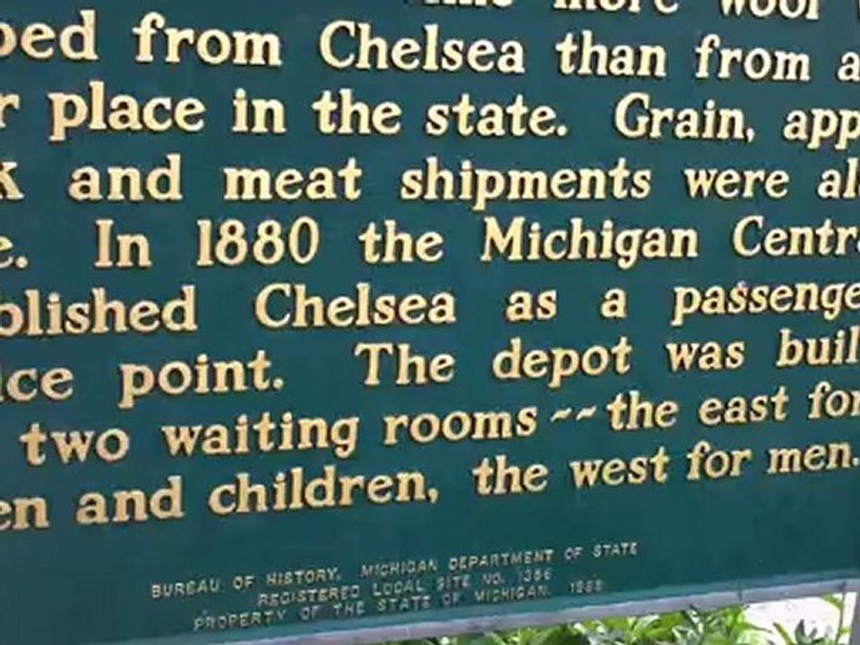 Brief History Of Chelsea, Michigan - Terrance reads about some history in Chelsea, Michigan.