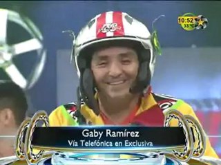 Gaby Ramírez en su llamada explicando su pronta ausencia