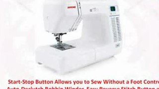 Janome 8077 Computerized Sewing Machine with 30 Built-In Stitches For Sale
