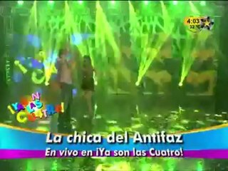 La Chica del Antifaz canta en Ya Son Las 4
