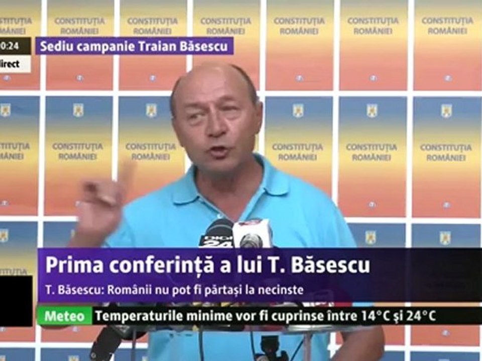 Traian Basescu - NU SUNT ROMAN!