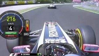 F1 2011 GP Italia Bruno Senna vs Kamui Kobayashi Battle Onboard [HD] Engine Sounds