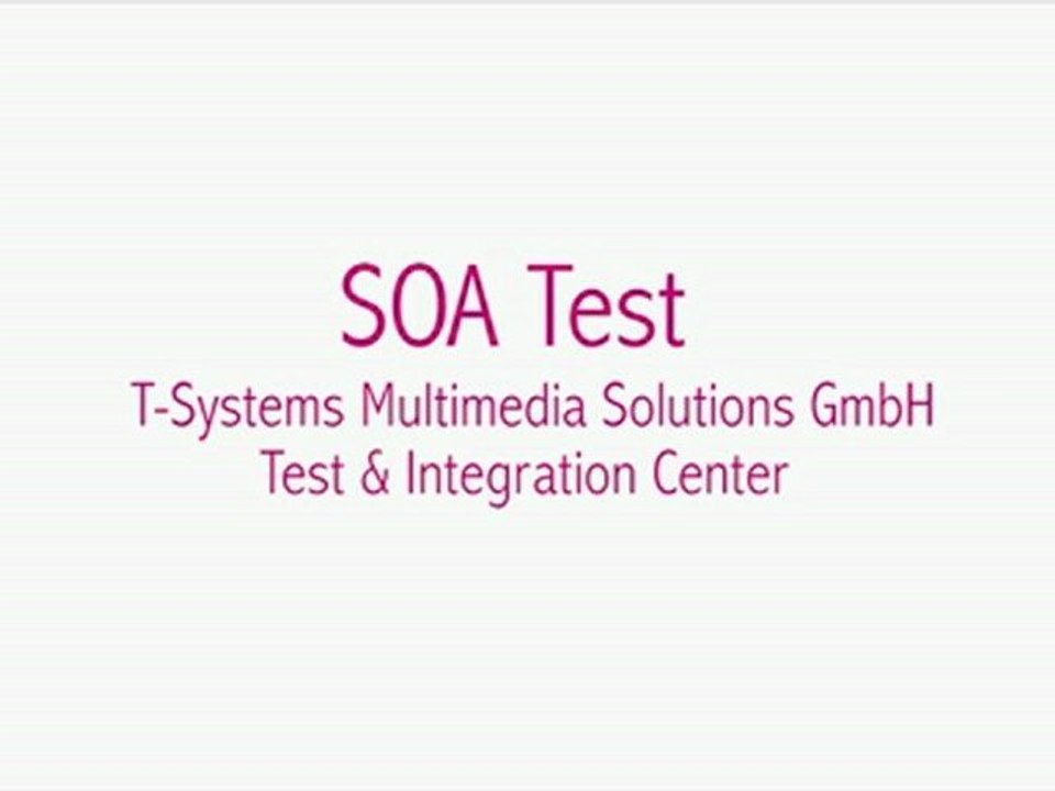 Webcast SOA Test