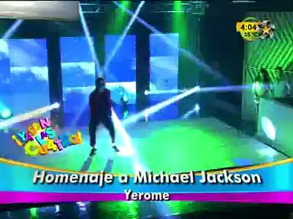 Tributo a Michael Jackson en Ya Son Las 4