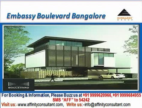 Embassy Boulevard Villa Yelahanka Bangalore @ 09999620966