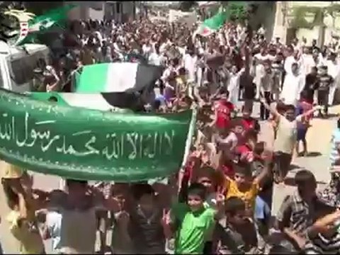 Syria فري برس حماة المحتلة كفرزيتا جمعة النصر قادم من الشرق دير الزور 03 08 2012 Hama