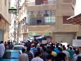 Syria فري برس  ريف دمشق حرستا  جمعة دير الزور النصر القادم من الشرق   3 8 2012  ج1 Damascus