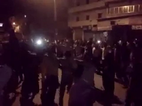 Syria فري برس حلب مساكن هنانو مظاهره مسائية 2 8 2012 ج2 Aleppo