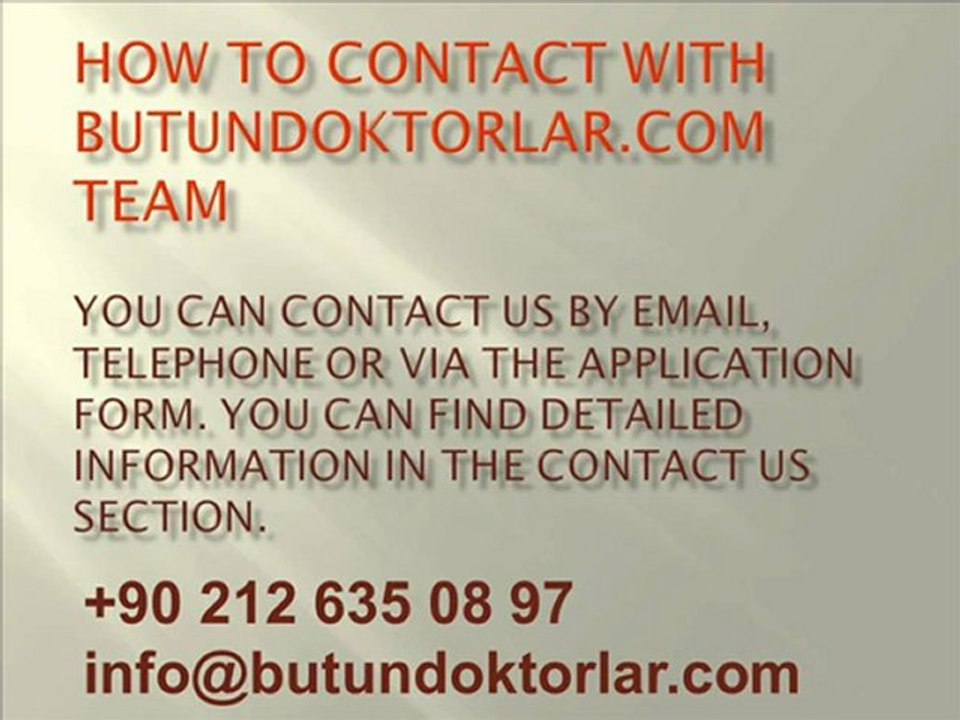 Orthopedy,Aesthetic and Plastic Surgery,Dental Treatments,Hair Transplant,Fertility Treatment