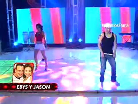 Ebys Y Jason Bailan en Premios Fama