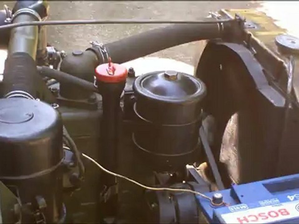 démarrage moteur jeep