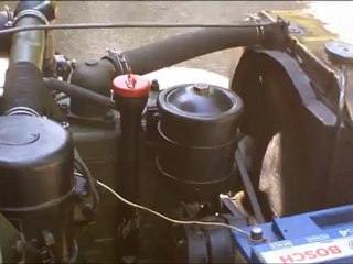 démarrage moteur jeep