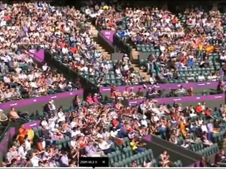 Último punto del segundo set Ferrer/López vs Tsonga/Llodrá